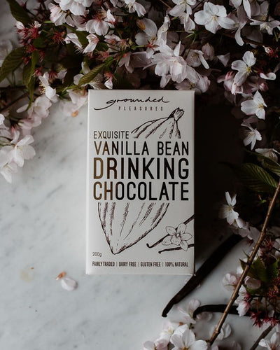 Grounded Pleasures Drinking Chocolate Vanilla Bean - GoodMates Fine Food