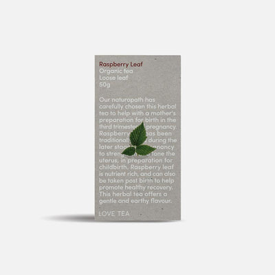 Love Tea Raspberry Leaf  Loose Leaf 50g - GoodMates Fine Food