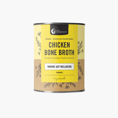Nutra Organics Chicken Bone Broth Powder - Turmeric (125g) - GoodMates Fine Food