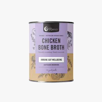 Nutra Organics Chicken Bone Broth Powder - Homestyle Mushroom (125g) - GoodMates Fine Food