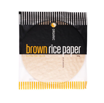 Spiral Foods Organic Brown Rice Paper 200g - GoodMates Fine Food