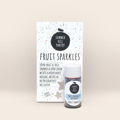 Summer Hill Fruit Sparkles - Passionfruit & Spirulina 12gr (BLUE) - GoodMates Fine Food