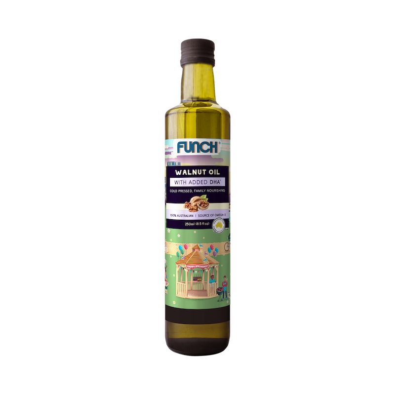 Funch Walnut Oil + DHA 250ml - GoodMates Fine Food