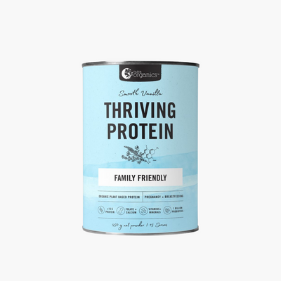 Nutra Organics Thriving Protein Smooth Vanilla (450g) - GoodMates Fine Food